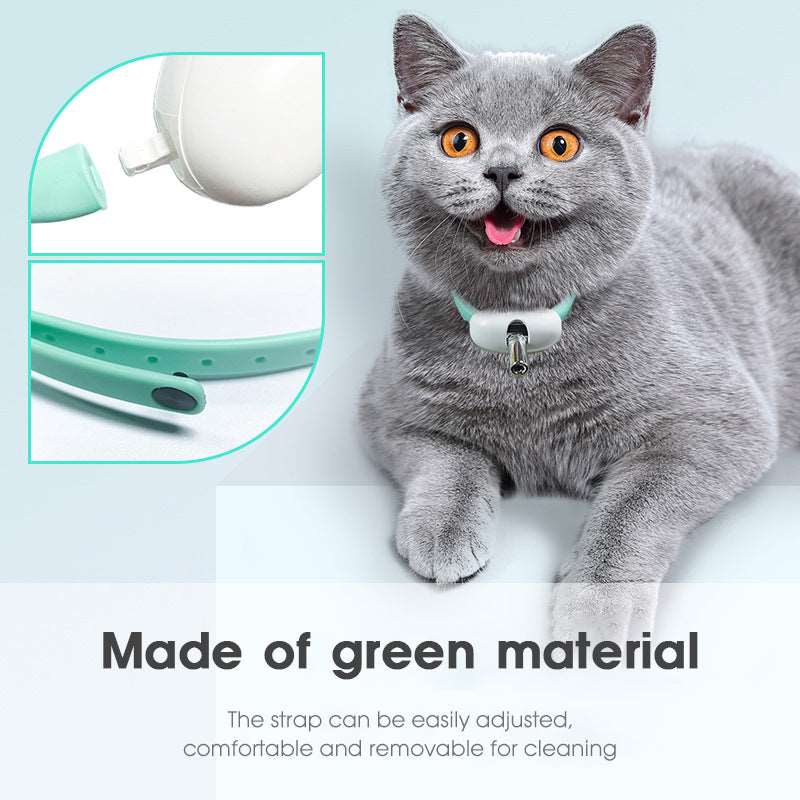 Automatic Cat Toy Smart Laser Teasing Cat Collar Electric USB Charging Kitten Amusing Toys Interactive Training Pet Items - Homreo