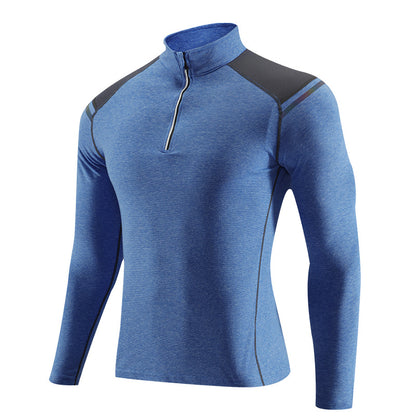 Sports Long Sleeved Quick Drying T Shirt Men's Soft Breathable Sweat Absorbent Top