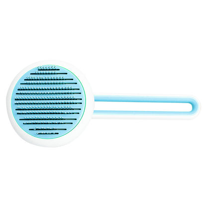 Pet Dog Hair Remover Cat Brush Grooming Tool Automatic Massage Comb Round Hair Brush For Cat Dog Pet Supplies - Homreo