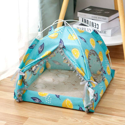 Cat Tent Cat Cat House Enclosed Pet Bed - Homreo