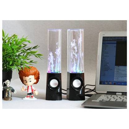 Wireless Dancing Water Speaker LED Light Fountain Speaker Home Party - Homreo