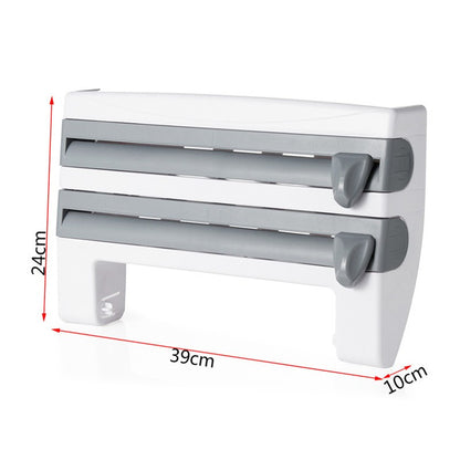 4-In-1 Kitchen Roll Holder Dispenser - Homreo