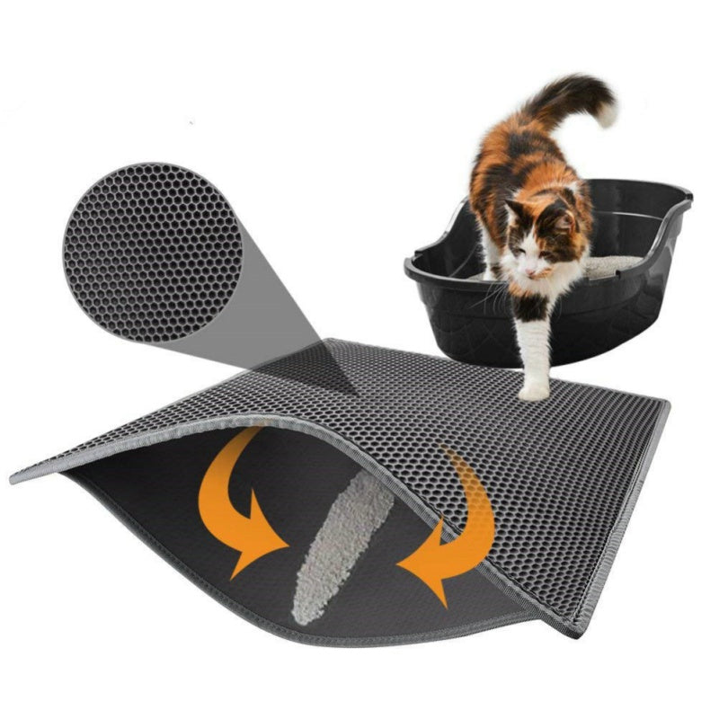 Cat Litter Pad Honeycomb Cat Pad Waterproof Urine Proof Pad Pet Supplies - Homreo
