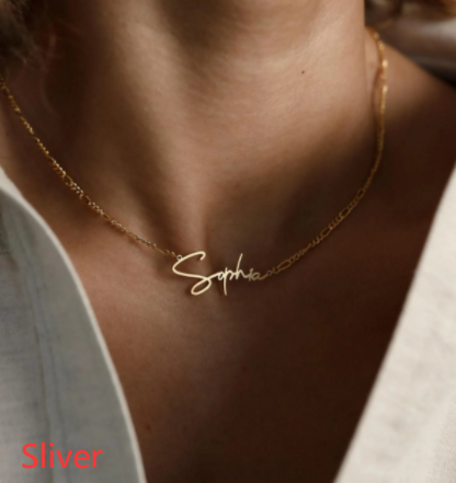Personalized Name Clavicle Chain