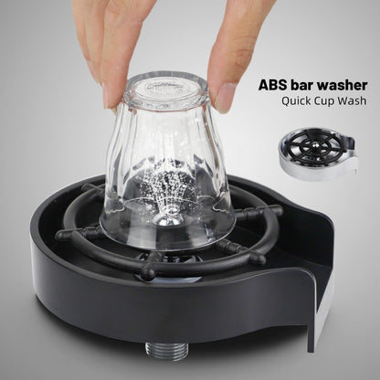 Bar Counter Cup Washer Sink High-pressure Spray Automatic Faucet Coffee Pitcher Wash Cup Tool Kitchen - Homreo