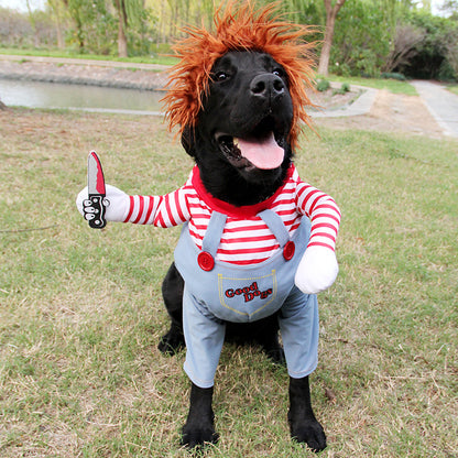 Halloween Pet Costume Adjustable Dog Cosplay Costume - Homreo