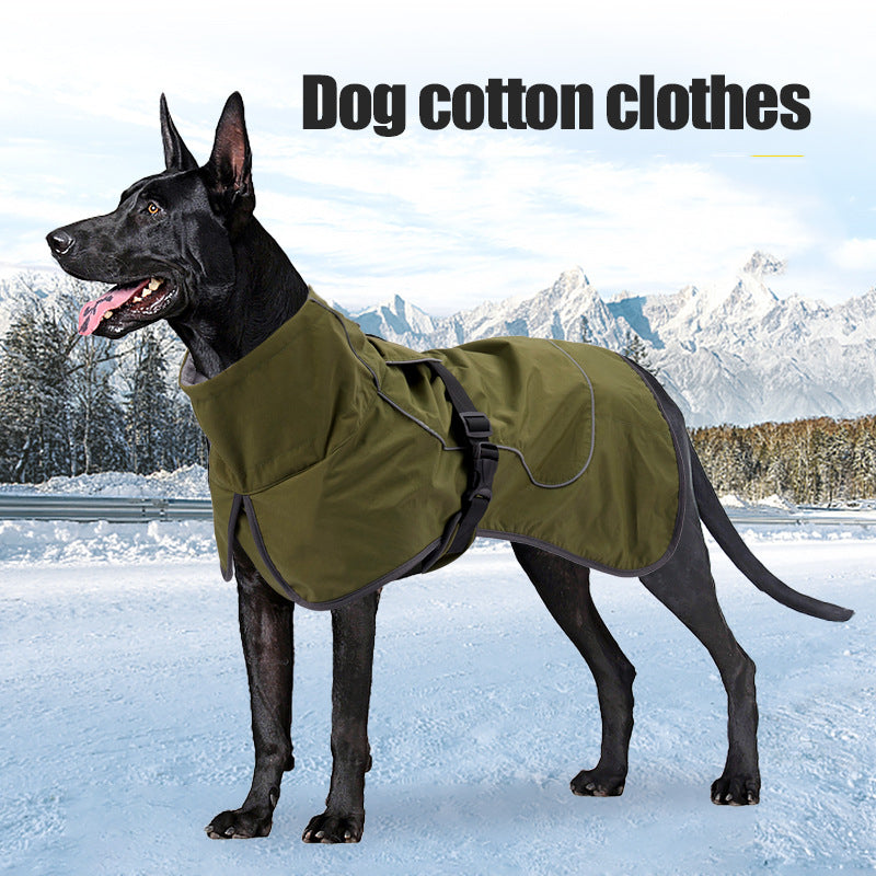 Medium And Large Dogs Handsome Winter Warm Clothing Snowproof Pet Supplies - Homreo