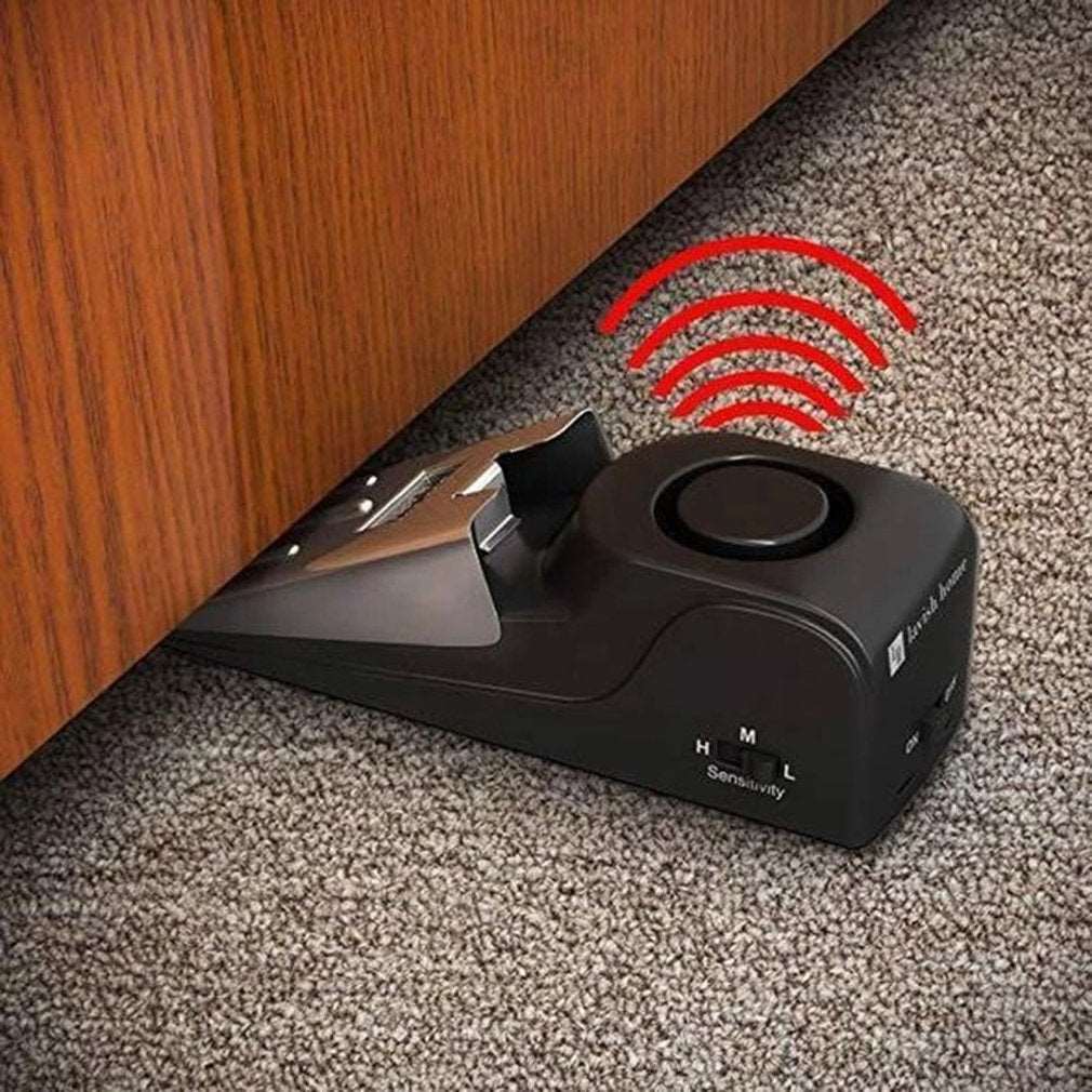 Door Stop Alarm Door Resistance Burglar Alarm Door Gap Alarm Door Stopper Alarm For Home Dormitory Safety - Homreo