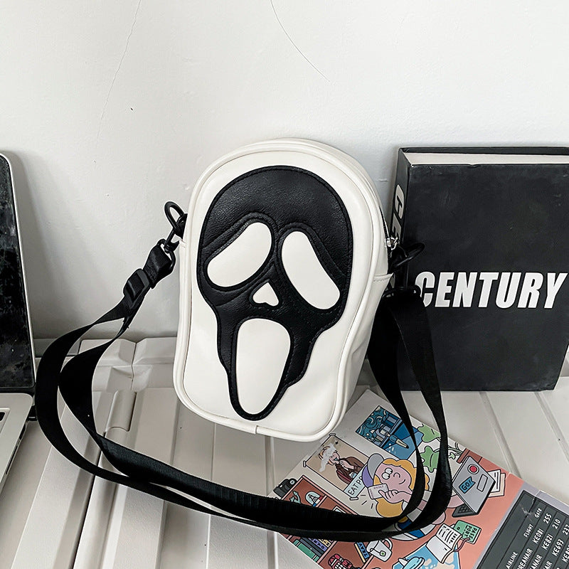 Halloween Funny Ghost Skull Crossbody Shoulder Bag - Homreo