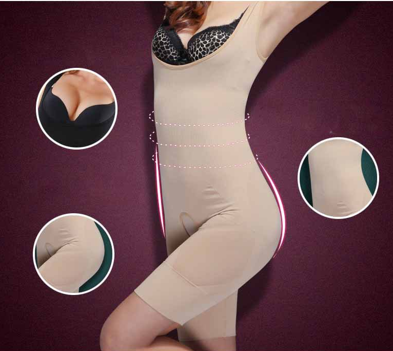 Women Body Shaper Slimming Underwear Vest Bodysuits Shapewear Tummy Control Underbust - Homreo