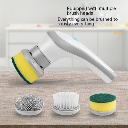 Electric Cleaning Brush 4 In 1 Spinning Scrubber Handheld Electric Cordless Cleaning Brush Portable