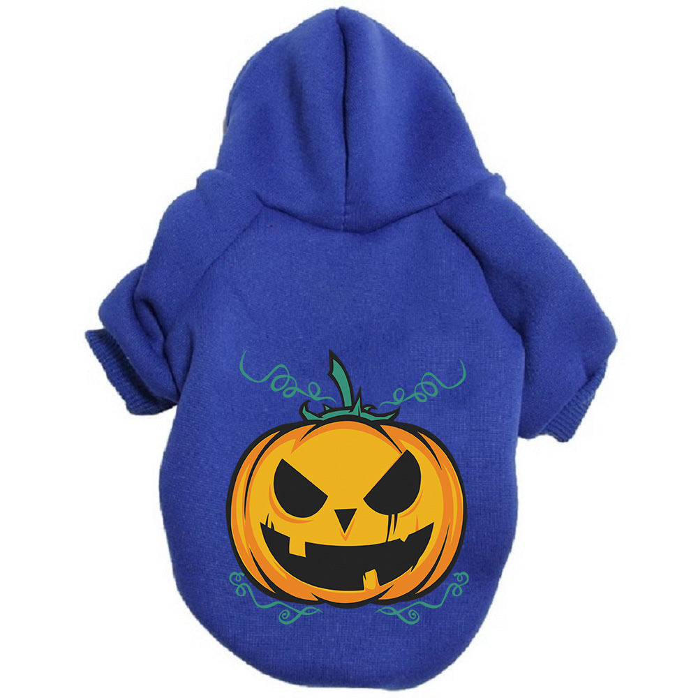 Halloween Pumpkin Dog Pattern Sweater Clothes - Homreo