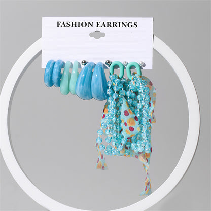 Women's Acrylic Earrings Set