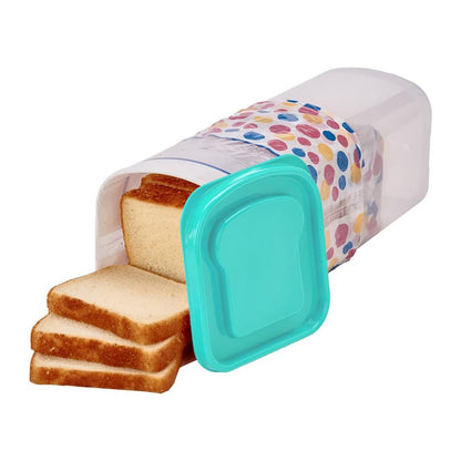 Rectangular Bread Box With Handle Translucent Cake Container Packaging Box Storage Case For Dry Foods Loaf Cake Keeper
