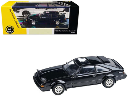 1984 Toyota Celica Supra XX Black with Sunroof 1/64 Diecast Model Car by Paragon Models - Homreo