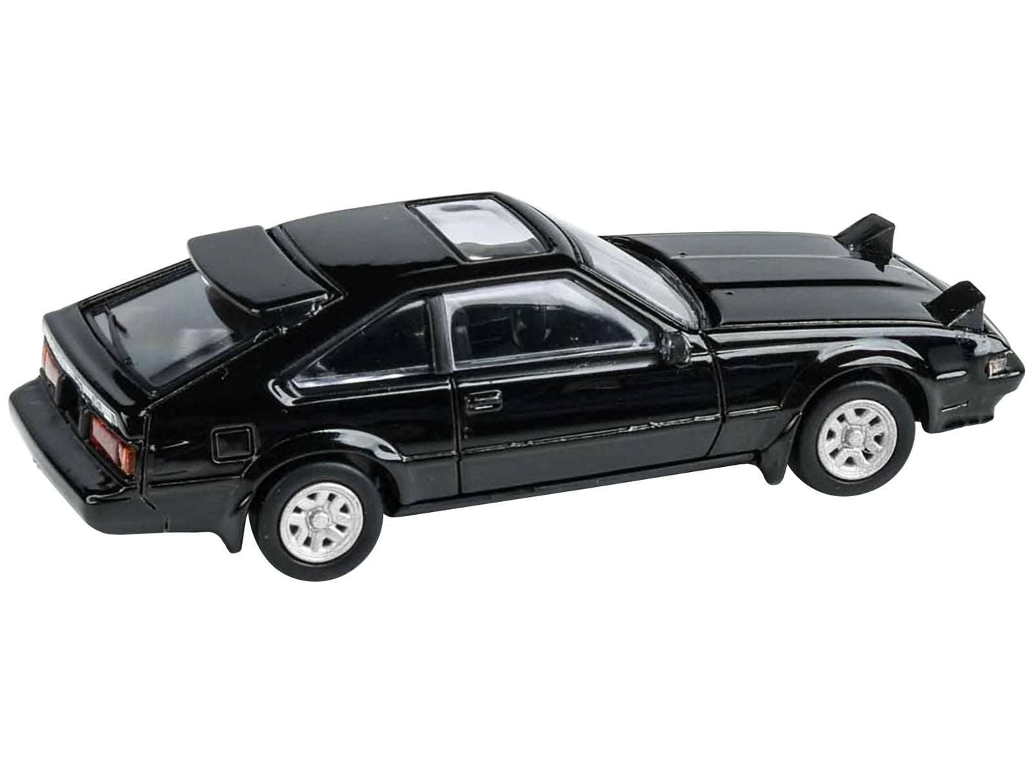 1984 Toyota Celica Supra XX Black with Sunroof 1/64 Diecast Model Car by Paragon Models - Homreo