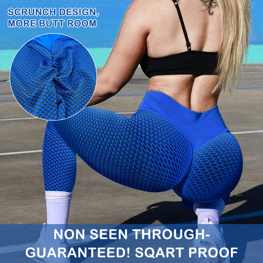 TIK Tok Leggings Women Butt Lifting Workout Tights Plus Size Sports High Waist Yoga Pants - Homreo
