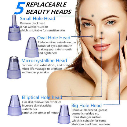 Blackhead Remover Instrument Black Dot Remover Acne Vacuum Suction Face Clean Black Head Pore Cleaning Beauty Skin Care Tool