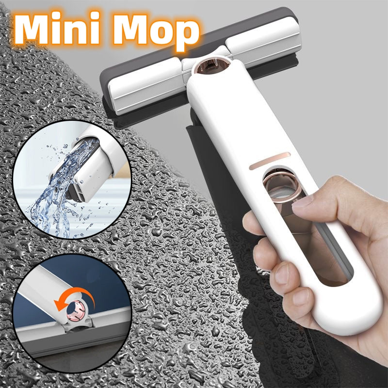 Mini Mops Floor Cleaning Sponge Squeeze Mop Household Cleaning Tools Home Car Portable Wiper Glass Screen Desk Cleaner Mop - Homreo