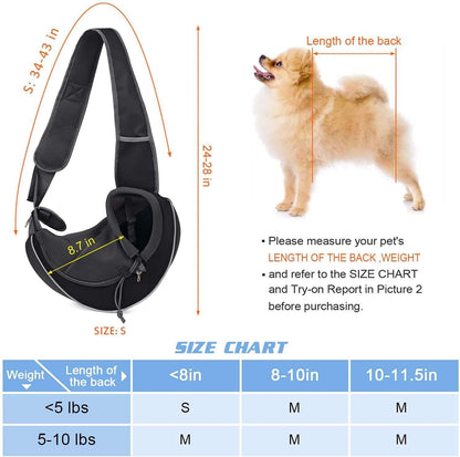 Carrying Pets Bag Women Outdoor Portable Crossbody Bag For Dogs Cats - Homreo