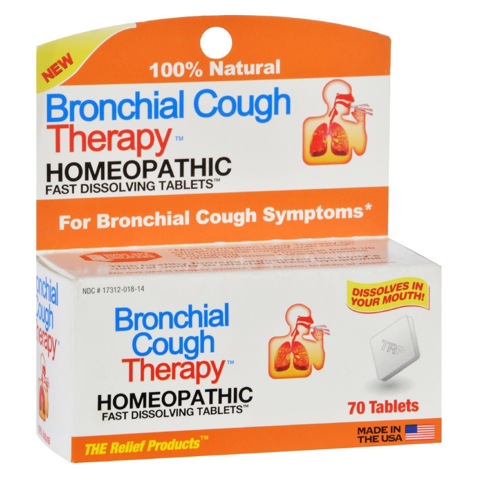 TRP Bronchial Cough Therapy - 70 Tablets - Homreo