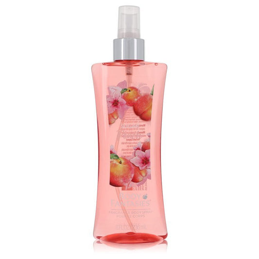 Body Fantasies Signature Sugar Peach by Parfums De Coeur Body Spray 8 oz (Women) - Homreo
