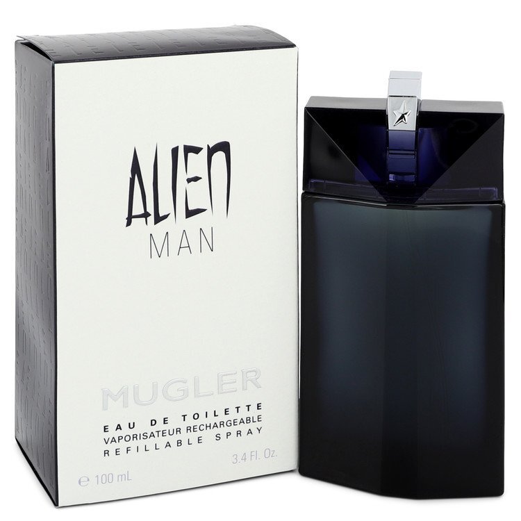 Alien Man by Thierry Mugler Eau De Toilette Refillable Spray 3.4 oz (Men) - Homreo
