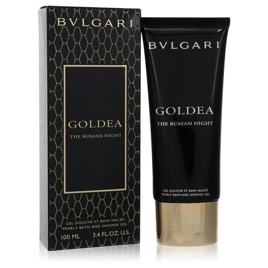 Bvlgari Goldea The Roman Night by Bvlgari Pearly Bath and Shower Gel 3.4 oz (Women) - Homreo