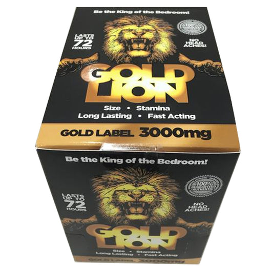 Gold Lion Male Pill 1ct (24/Dp) - Homreo