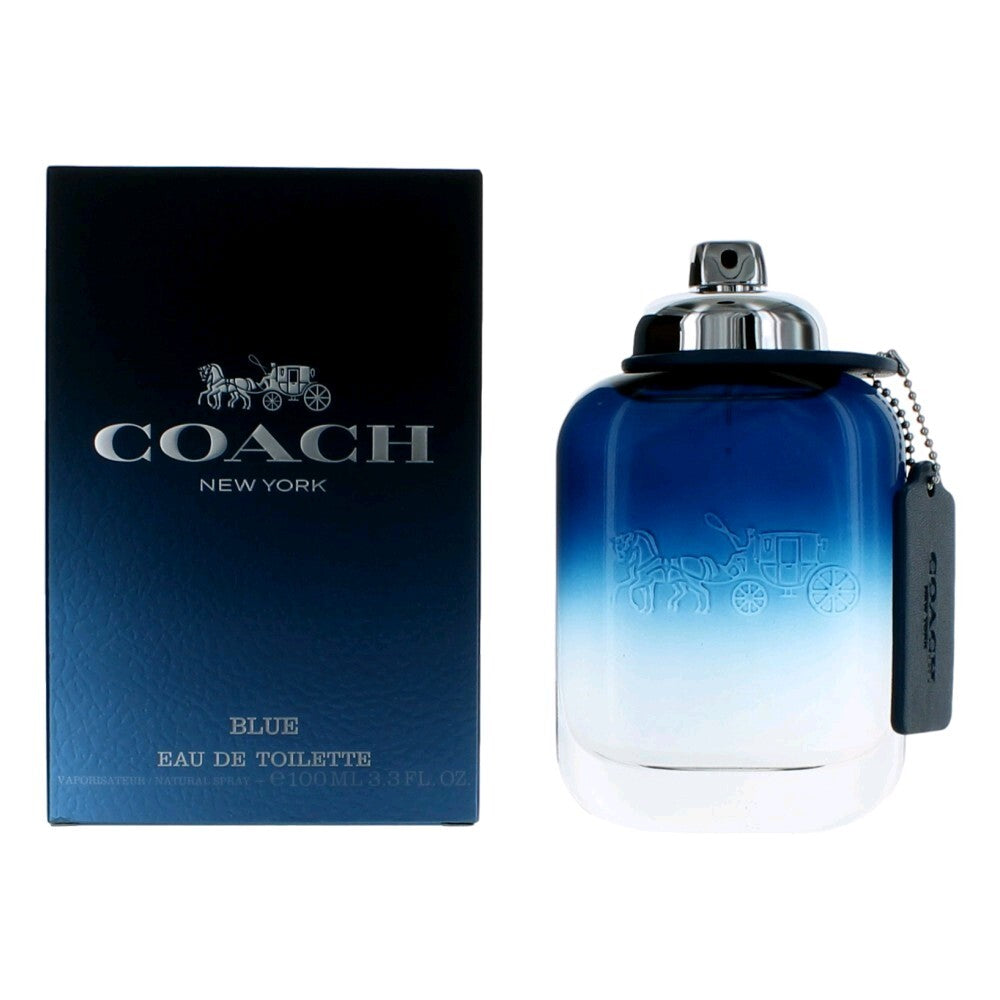 Coach Blue by Coach, 3.4 oz Eau De Toilette Spray for Men - Homreo